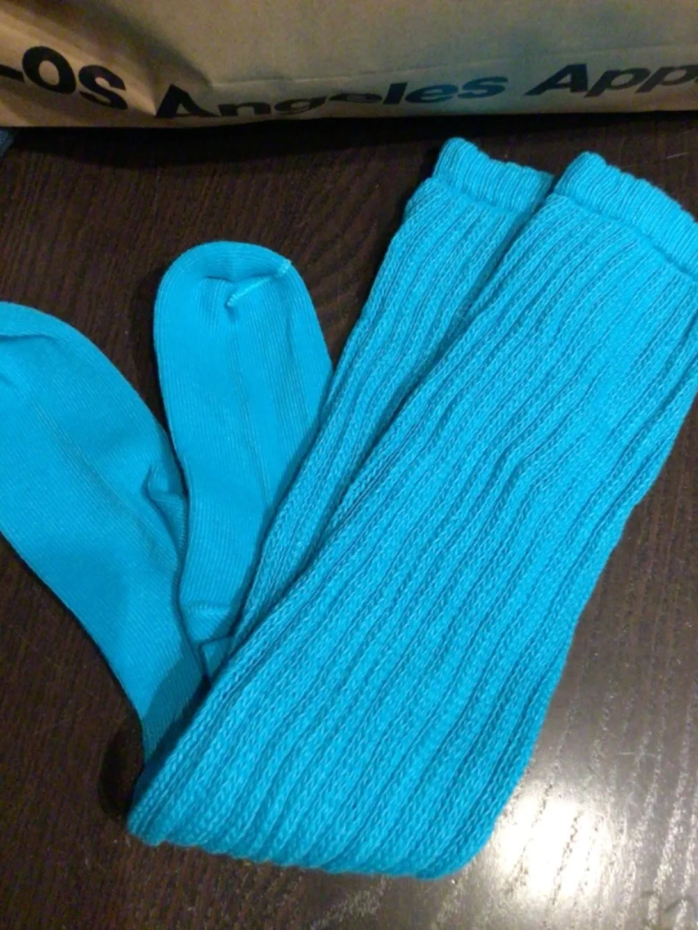 Over knee LA apparel socks